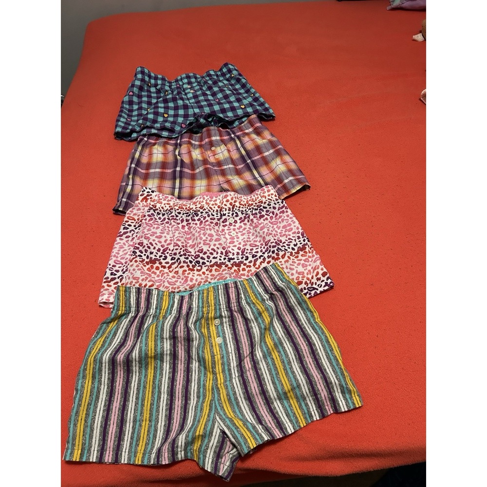 Lot of 4 xhilaration sleepwear  shorts  size 7/8 (Girls/ Juniors)